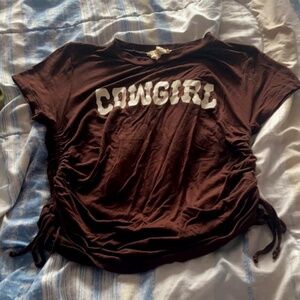 Small cropped T-shirt